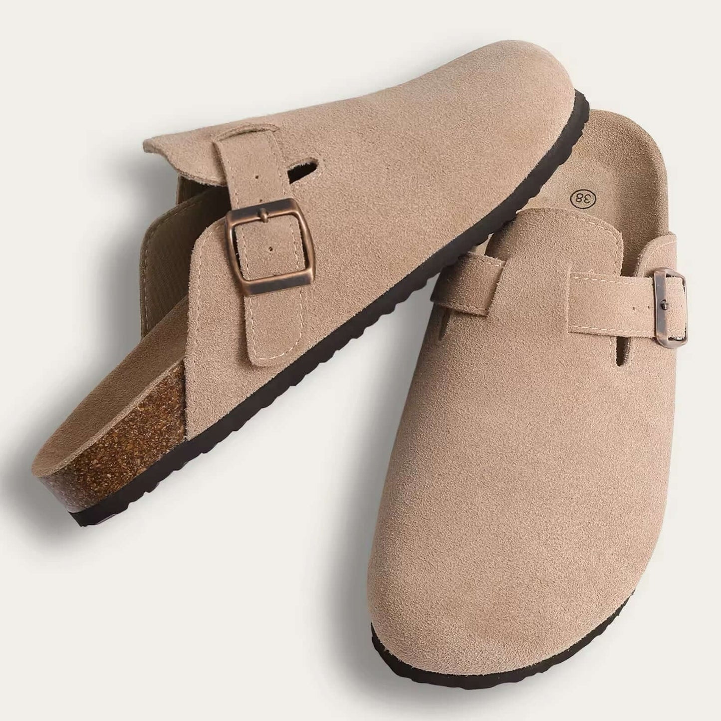SANDALIAS DE TACÓN BAJO DE ANTE HAVEN