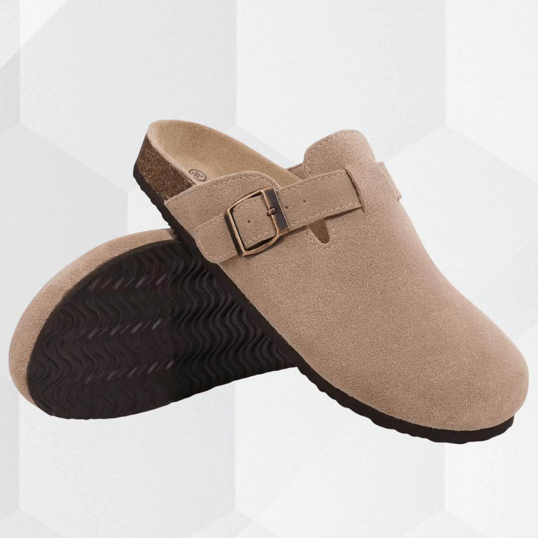 SANDALIAS DE TACÓN BAJO DE ANTE HAVEN