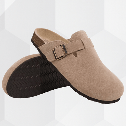 SANDALIAS DE TACÓN BAJO DE ANTE HAVEN