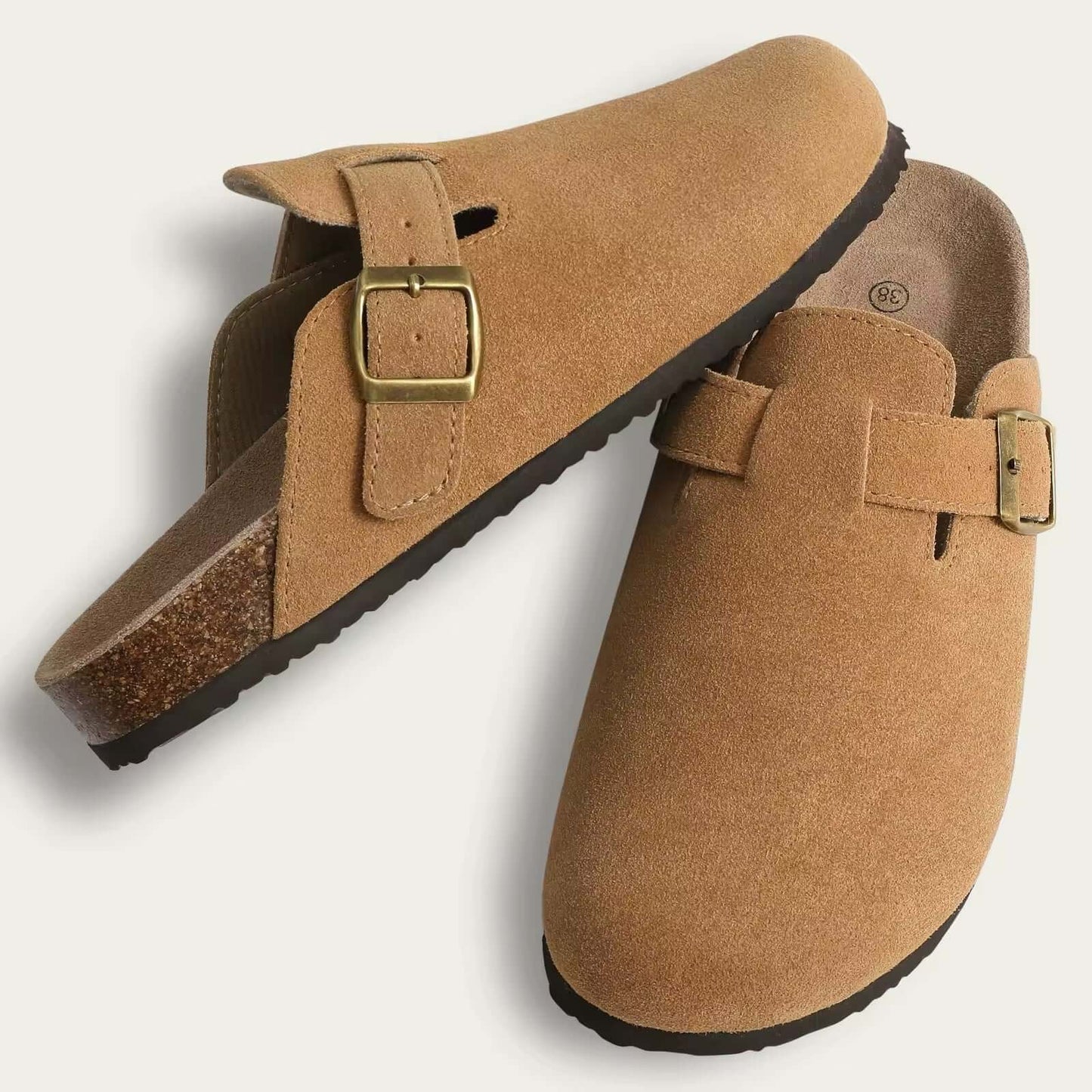 SANDALIAS DE TACÓN BAJO DE ANTE HAVEN