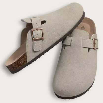 SANDALIAS DE TACÓN BAJO DE ANTE HAVEN