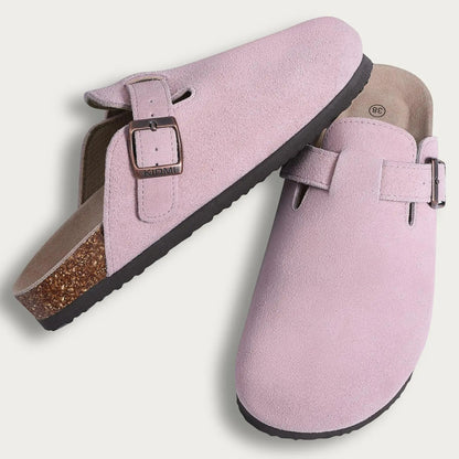 SANDALIAS DE TACÓN BAJO DE ANTE HAVEN