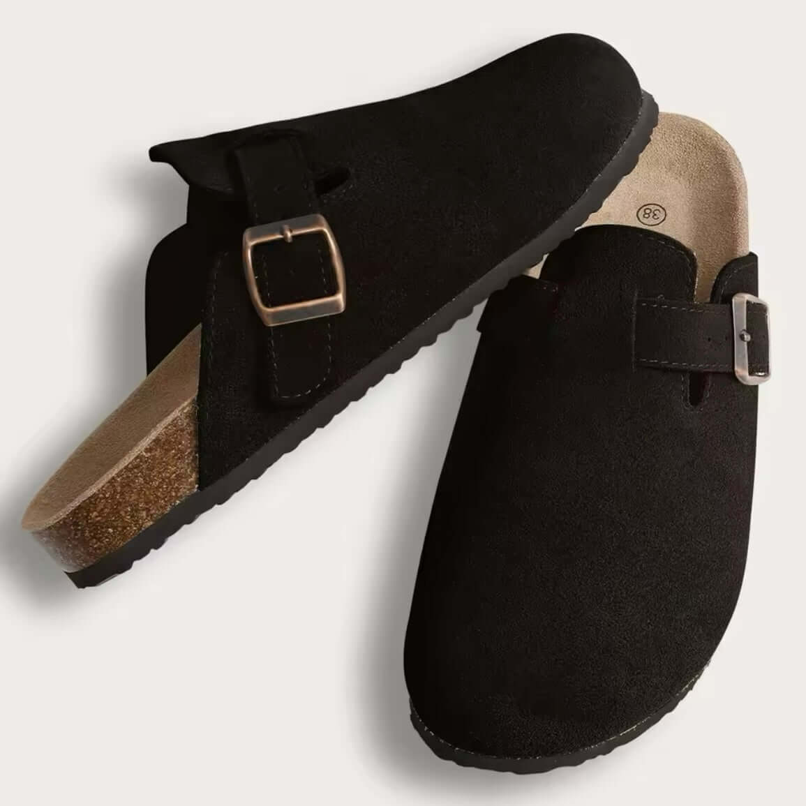 SANDALIAS DE TACÓN BAJO DE ANTE HAVEN