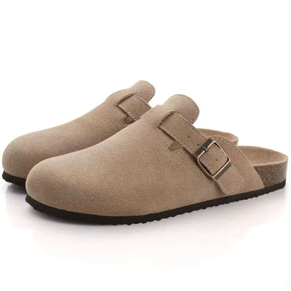 SANDALIAS DE TACÓN BAJO DE ANTE HAVEN