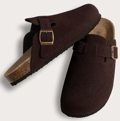 SANDALIAS DE TACÓN BAJO DE ANTE HAVEN