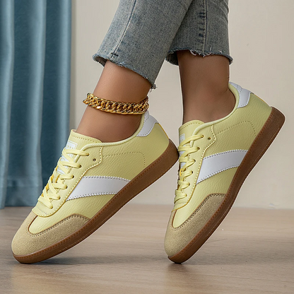 ZAPATILLAS DE ANTE CON ESTAMPADO DE LEOPARDO
